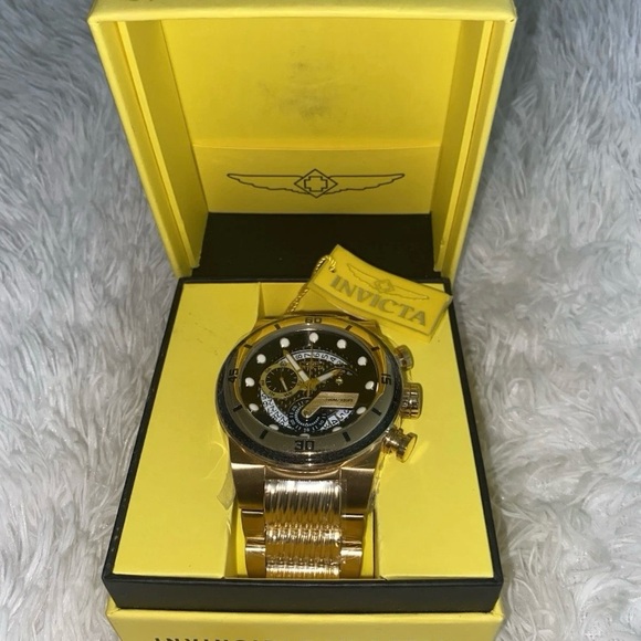 Invicta Yellow Watch Box